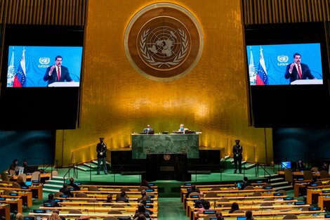 Maduro envió un dicurso grabado a la Asamblea de la ONU.