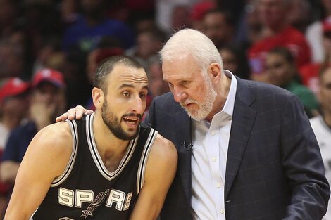 Gregg Popovich bromeó sobre el nuevo rol de Ginóbili en los Spurs