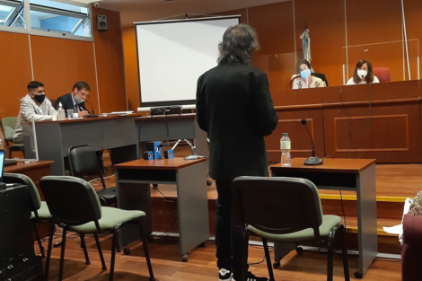 Mario Teruel en la audiencia. 