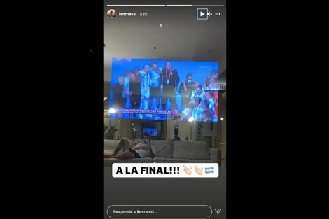 Cómo celebró Messi el pase a la final de la Selección de futsal