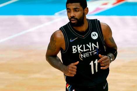 Kyrie Irving es uno de los jugadores que dijo que no quiere vacunarse (Fuente: AFP)
