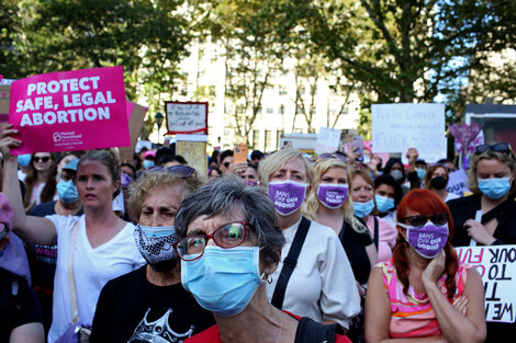 Estados Unidos: multitudinaria manifestación por el derecho a abortar