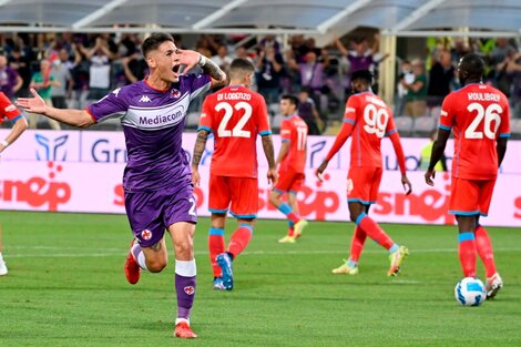 Serie A de Italia: gol de Martínez Quarta en la caída ante Napoli