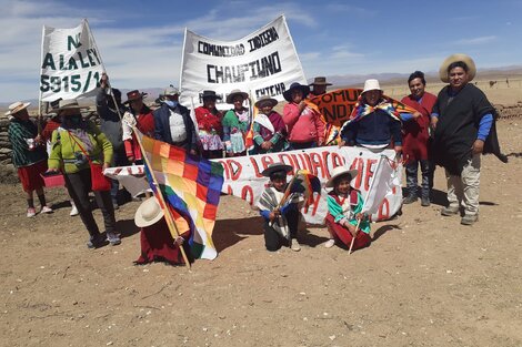 La caminata en la comunidad de Chaupiuno.