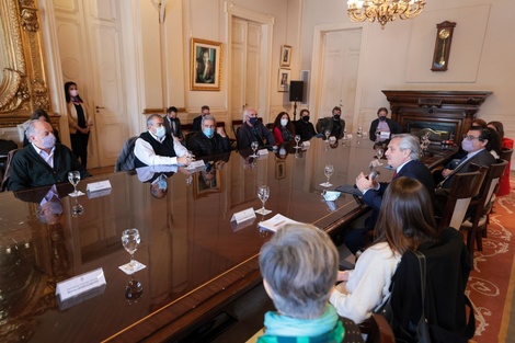 El presidente Alberto Fernández presentó el proyecto de Ley de Comités Mixtos de Seguridad, Salud, Medio Ambiente y Prevención de Riesgos en el Trabajo.