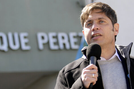 Axel Kicillof, gobernador bonaerense. 