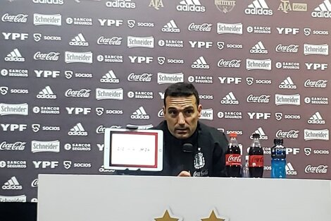 Scaloni valoró el gran partido de su equipo (Fuente: Prensa Argentina)