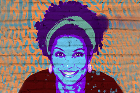 La ilustración de la militante y política afro lesbiana Marielle Franco, asesinada el 14 de marzo de 2018.