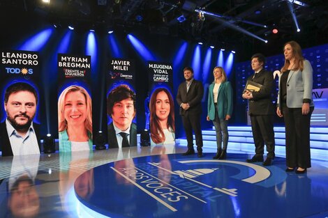 El "debate capital" reunió a los candidatos.