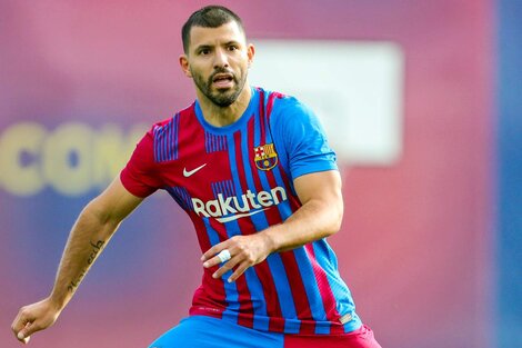 Agüero puede debutar el fin de semana con la camiseta del Barcelona