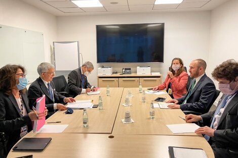 Martín Guzmán se reunió con su par de Italia, Daniele Franco, en Washington.