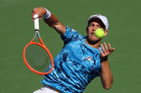 A Schwartzman no lo ayudó ni el cambio de remera y se despidió de Indian Wells