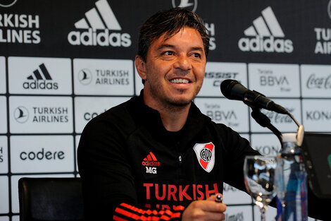 Gallardo habló en una conferencia de prensa (Fuente: Prensa River)