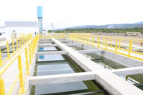 Inauguraron la primera etapa de la planta potabilizadora de La Caldera