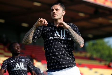 Mauro Icardi no se presentó a entrenar en el PSG