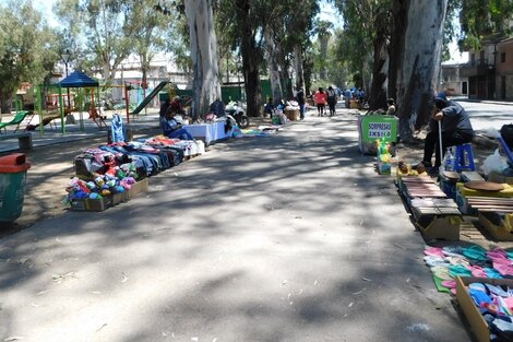 Después del desalojo hubo pocas ventas e incertidumbre entre los manteros