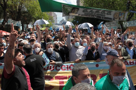 El epicentro de la convocatoria fue en Independencia y Paseo Colón.