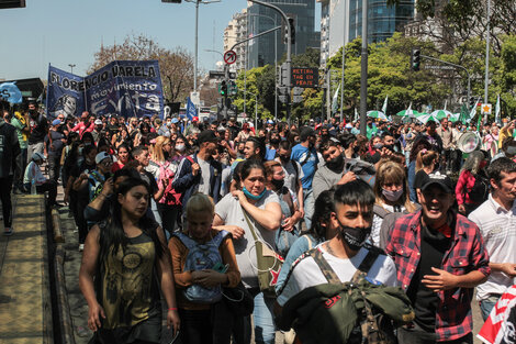 Día de la Lealtad: "Venimos por paz, pan y trabajo que es lo que necesitamos los trabajadores"