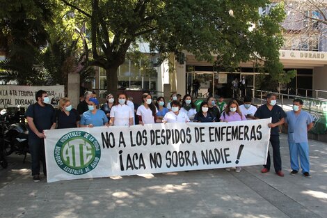 "Acá no sobra nadie", el reclamo de los trabajadores de salud contra el Gobierno porteño.