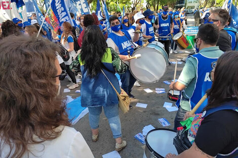 El gremio se movilizó para "demostrar nuestra unidad inquebrantable".