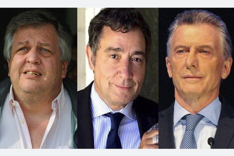 Fiscal Carlos Stornelli, operador judicial prófugo Pepín Rodríguez Simón y ex presidente Mauricio Macri.