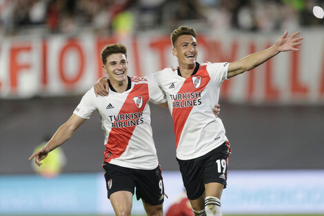 River fue una máquina, goleó a Argentinos y se acerca al título