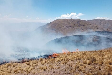 Preocupa la propagación de incendios en los cerros de Amblayo