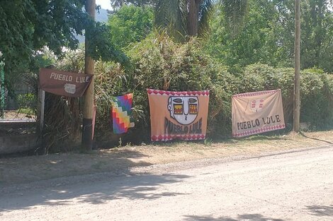 Protesta del Pueblo Lule por una madre detenida por desobediencia judicial 