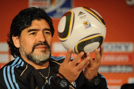 Diego Maradona, en sus años como DT de la Selección