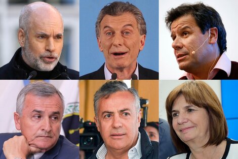 Rodríguez Larreta, Macri, Manes, Morales, Cornejo y Bullrich aspiran a competir por la Presidencia dentro de dos años.