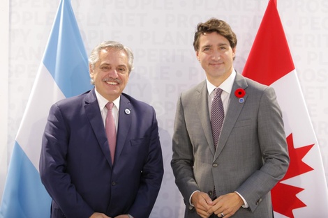 Alberto Fernández se reunió con Justin Trudeau y Tedros Adhanom Ghebreyesus