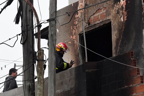 Incendio en La Tablada: murieron una pareja y su hijo de diez años