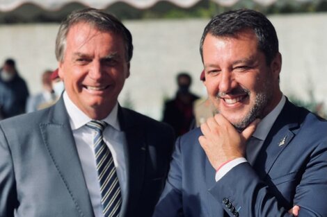 Matteo Salvini respaldó a Jair Bolsonaro y pidió perdón por las "polémicas increíbles" que marcaron su visita a Italia