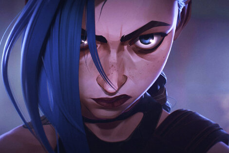 Jinx es una de las protagonistas de la nueva serie inspirada en el LoL, que se estrana en duplicado por Netflix y Twitch.