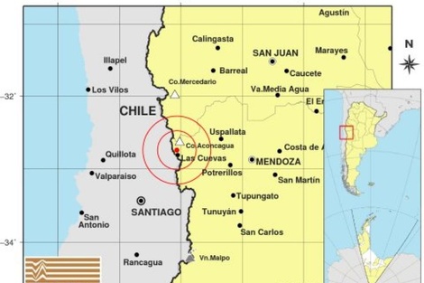 Fuerte sismo en Mendoza