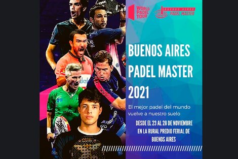 El Buenos Aires Padel Master regresa al predio de La Rural