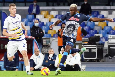 Serie A de Italia: Napoli jugó con una casaca en homenaje a Maradona