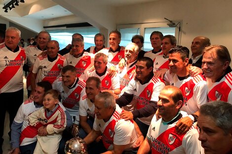 River Plate homenajeó a los campeones de 1986