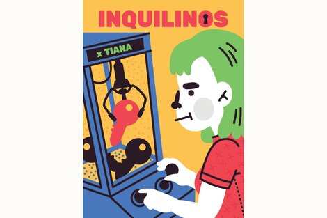 Tiana y su libro "Inquilinos", en el universo de lo cotidiano