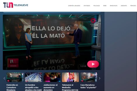 Telenueve lanza su portal de noticias