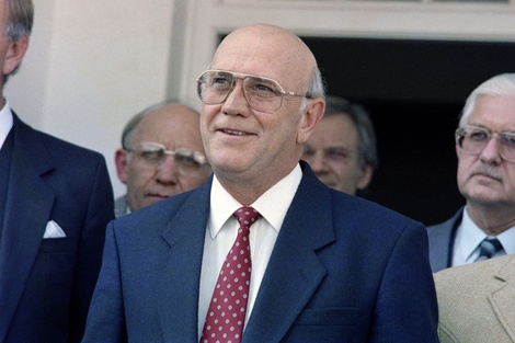 Murió F W De Klerk, el hombre que cambió Sudáfrica