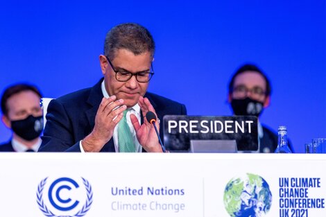 Cambio climático: el presidente de la COP26 se quebró y pidió disculpas en su discurso de cierre