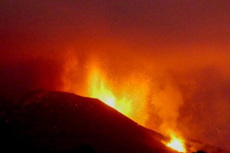 Un cadáver en la zona de exclusión del volcán Cumbre Vieja