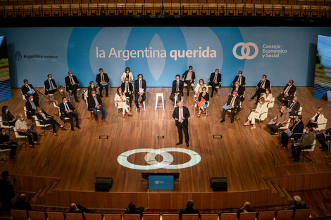 La última reunión del Consejo Económico, con el CCK como escenario. 