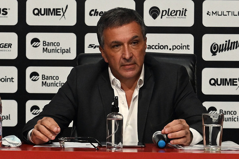 El presidente de Newell's, Ignacio Astore. (Fuente: Sebastián Granata)