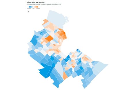 Elecciones 2021: la diferencia de votos entre el Frente de Todos y Juntos en cada lugar del conurbano bonaerense