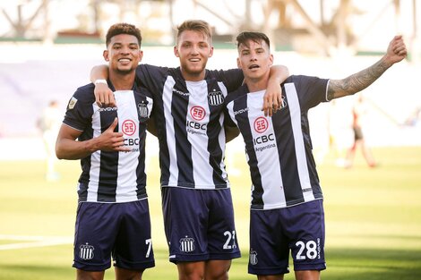 Valoyes, Retegui y Auzqui, de gran torneo con Talleres (Fuente: NA)