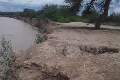 Preocupa la reducción de tierras por las crecidas del Pilcomayo