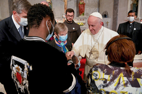 El papa Francisco pidió "una humanidad sin muros de separación"