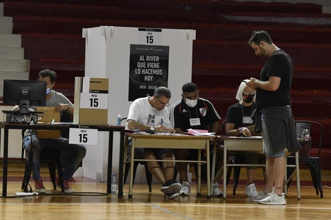 Ya se vota en el Monumental